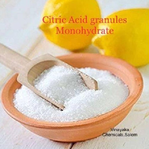 ENSIGN Citric Acid Granules (Monohydrate), Grade Standard: Food Grade, Packaging Size: 25KGS