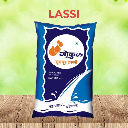 Liquid Gokul Lassi, Packaging Type: Packet