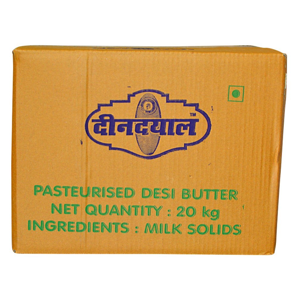 Flavor: Unsalted Deendayal Pasteurised Desi Butter, Packaging Type: Carton, Packaging Size: 20 kg