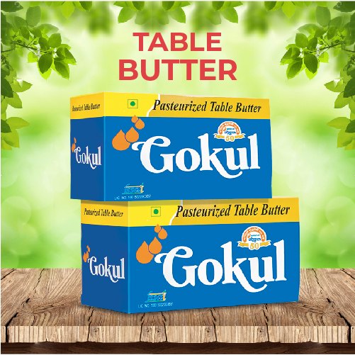 Gokul Flavor: Salted Pasteurized Table Butter, Packaging Type: Box