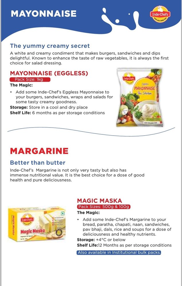 Table Margarine, Packaging Size: 500 Gm, Quantity Per Pack: 50 kg