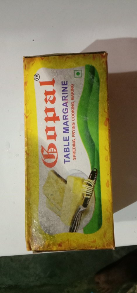 Flavor: Salted Gopal butter table margarine, Packaging Size: 500gm, Quantity Per Pack: 01