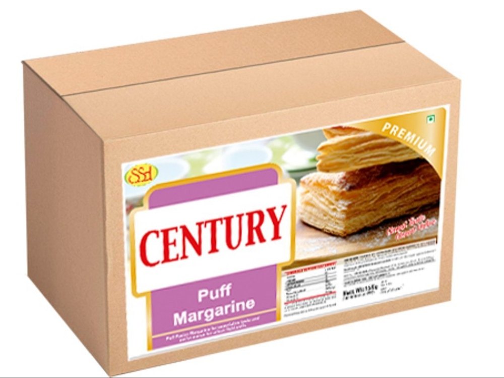 Century Salted Puff Margarine, Packaging Type: Box, Quantity Per Pack: 15kg