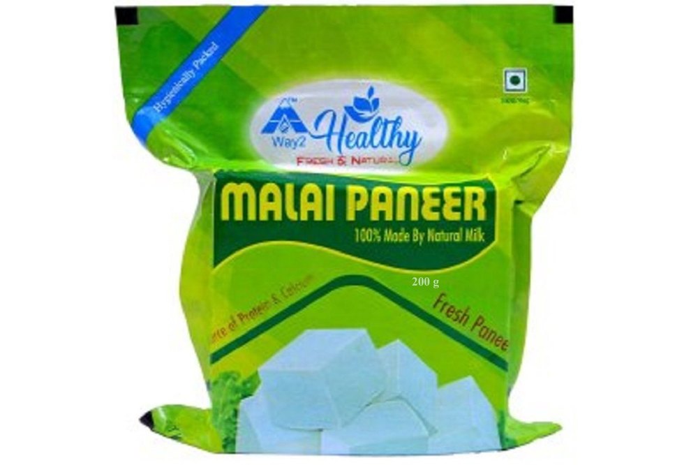 Hygienically Packed 200 G Way 2 Healthy Malai Paneer