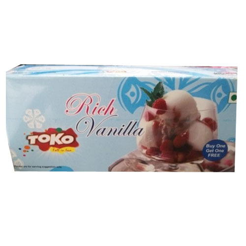 Rich Vanilla Ice Cream Brick, Box