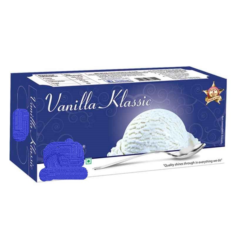 Vanilla Ice Cream Pack 3 Ltr Gallon