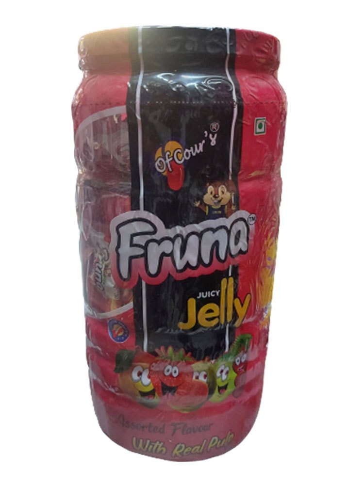 Round Fruna Jelly Candy, Packaging Type: Plastic Jar, Packaging Size: 150 Piece
