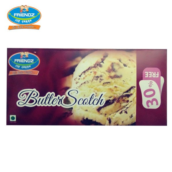 Butter Scotch Icecream Family Pack, Packaging Type: Packet, For Restaurant