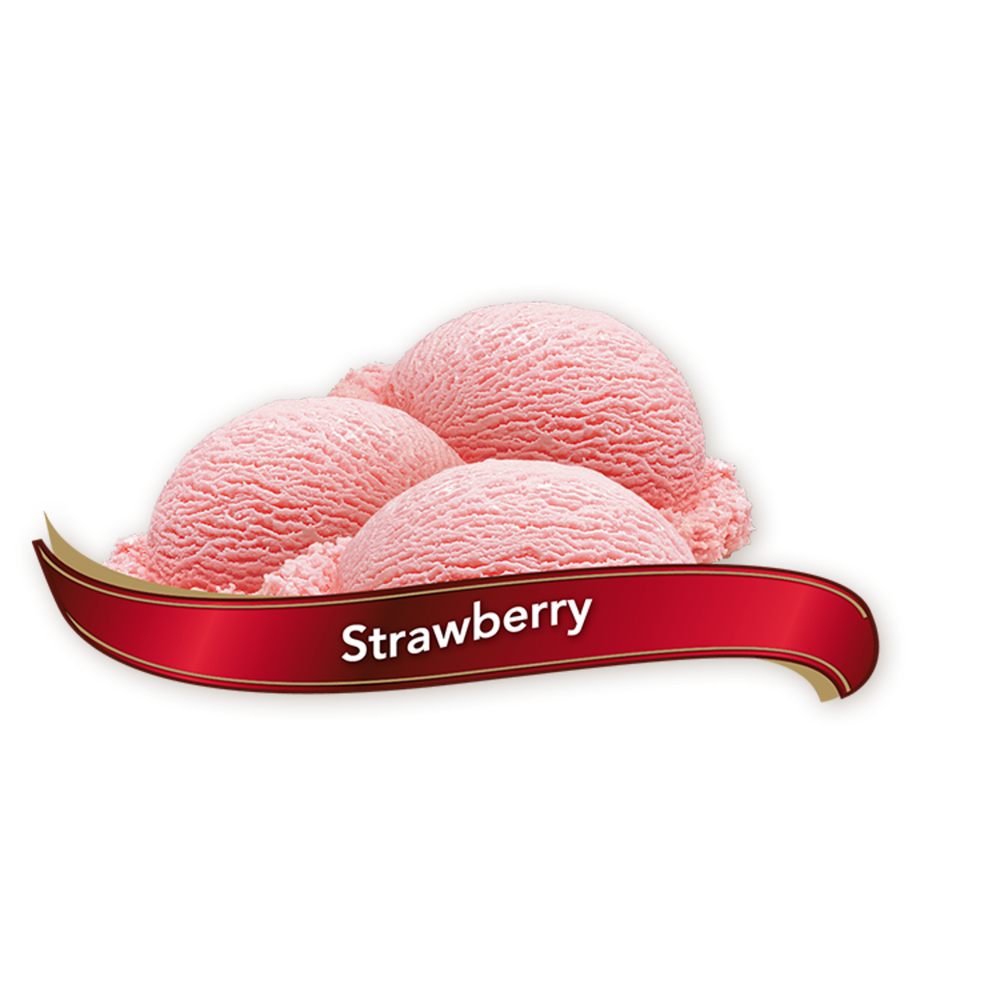 Strawberry Premium Ice Cream, Box