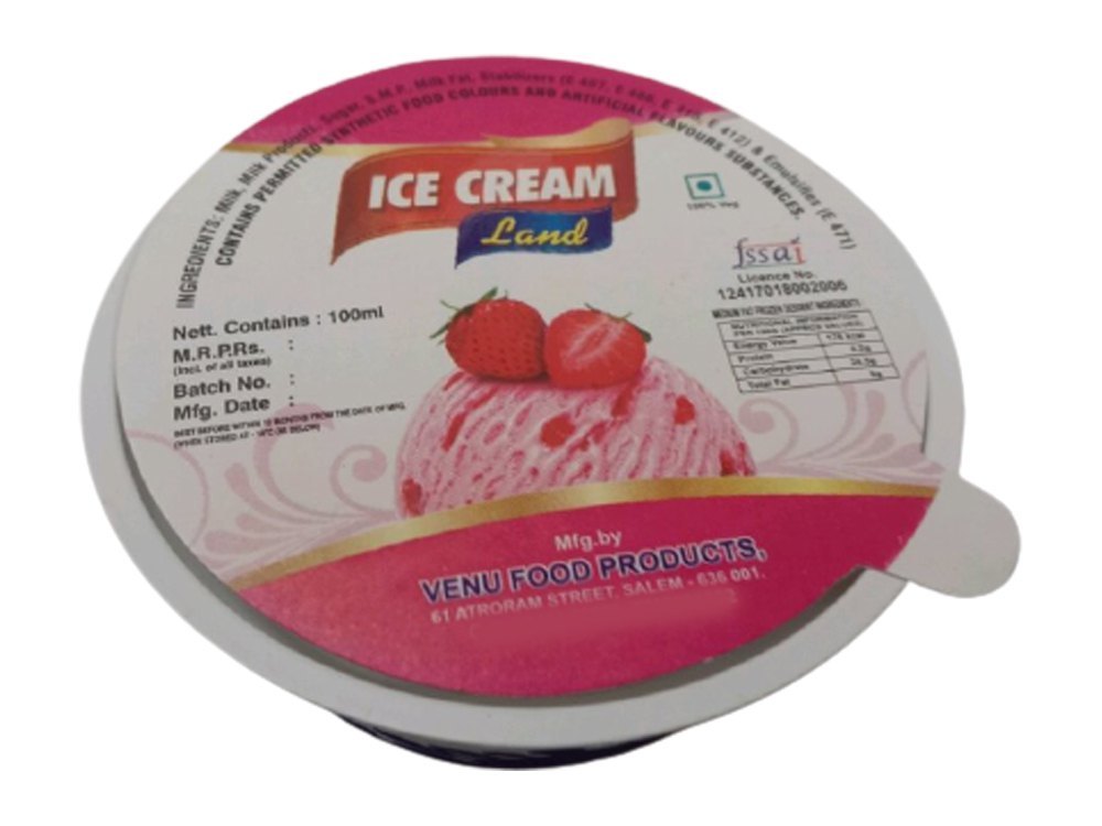 Strawberry Ice Cream, Cup