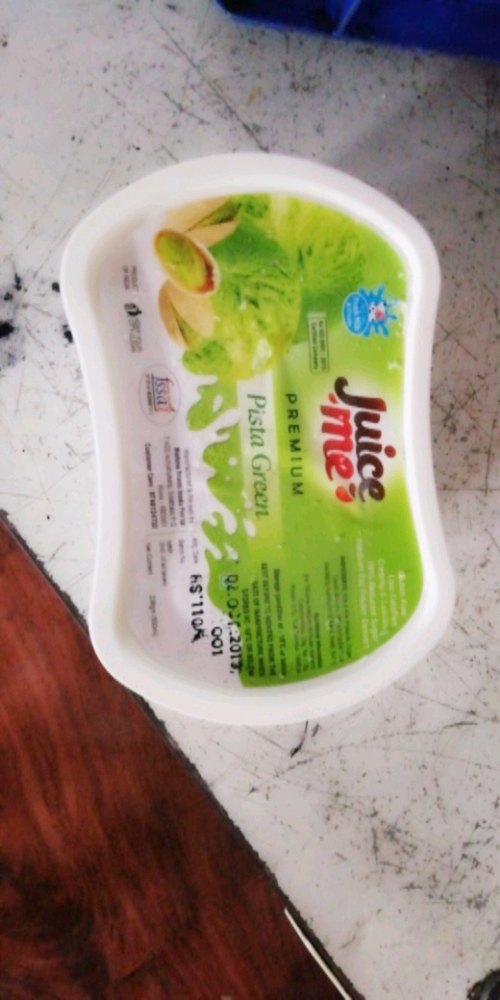 Juice Me Pistachio Ice Cream, Packaging Size: 500 Ml, Packaging Type: Box