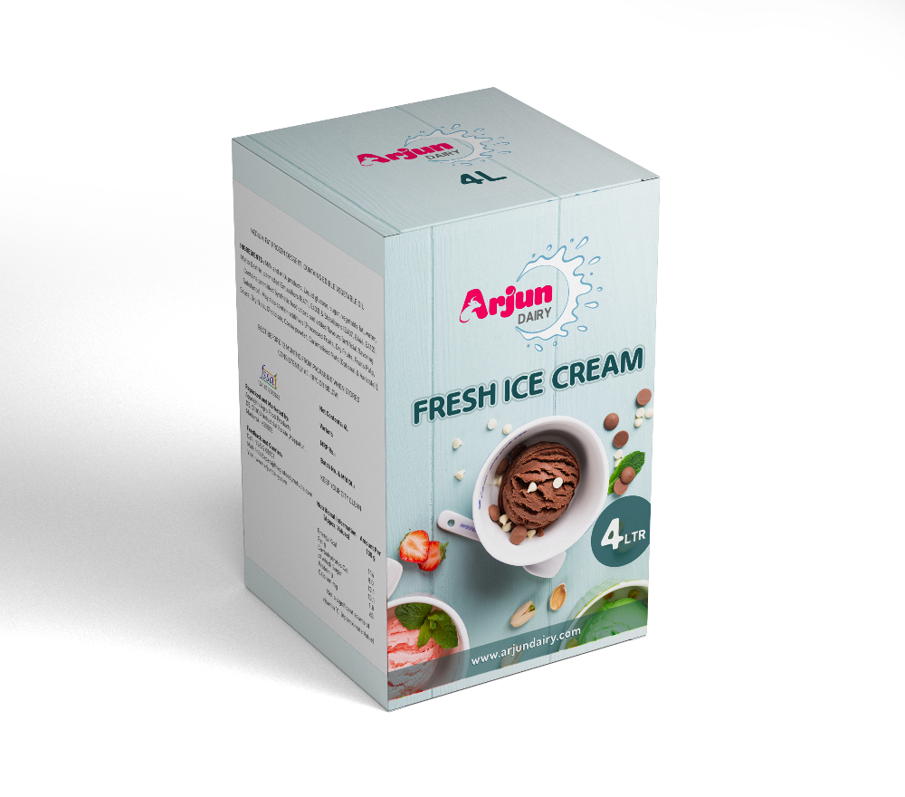 Arjun Dairy Tender Coconut Ice Cream, Packaging Type: Box, 6 Months