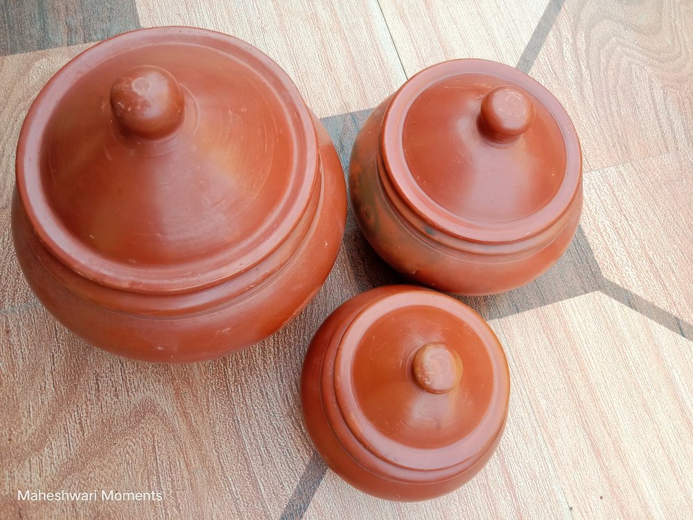 Round Terracotta Curd Setter, For Home, Size: 2000ML