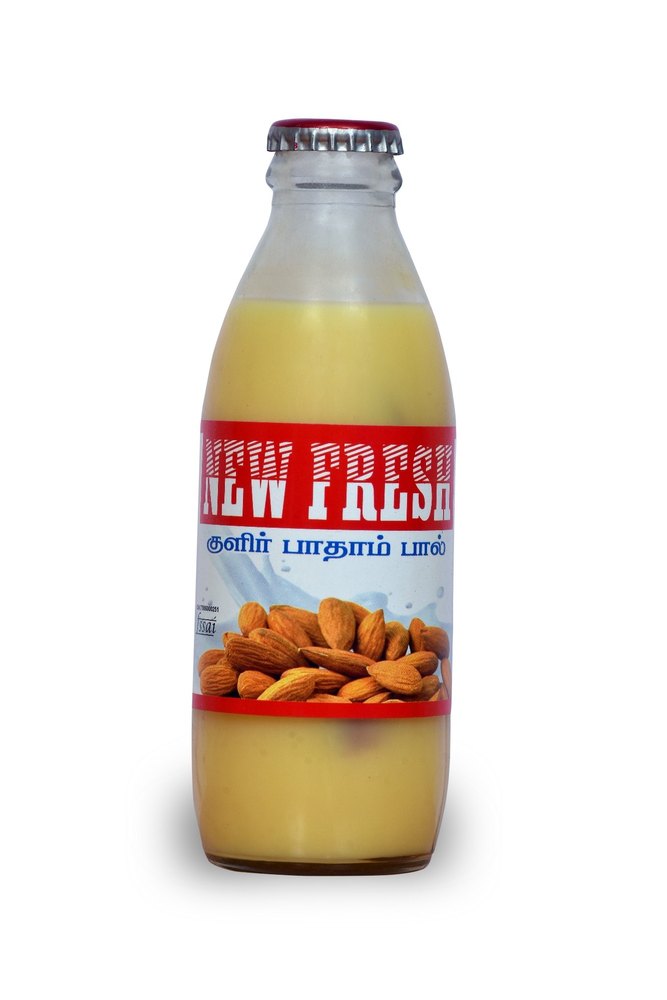 New Fresh Flavored Badam Milk, 200 ml, Packaging Type: Bottle