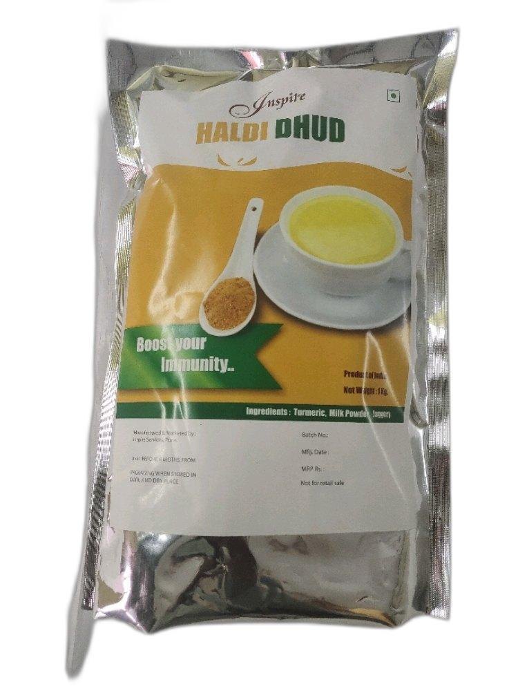 Inspire Haldi Dudh Premix, 1 Kg, Packaging Type: Packet