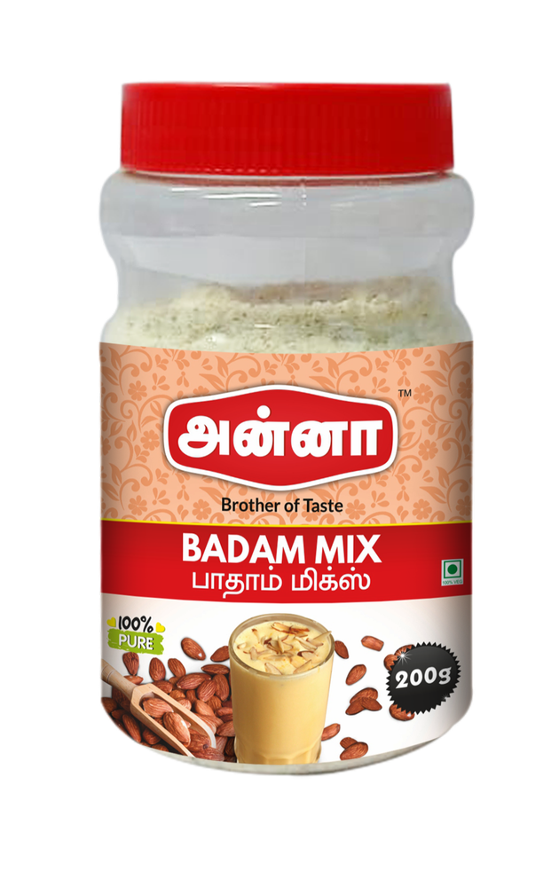 Badam Milk Powder, 200 g, Packaging Type: Bottle