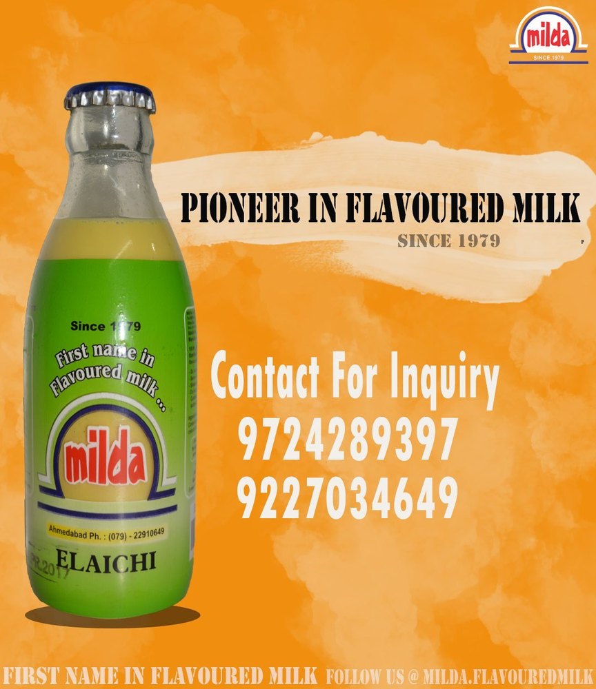 Flavour: Elaichi Sterilized Flavoured Milk, 200 ml, Packaging Type: Bottle