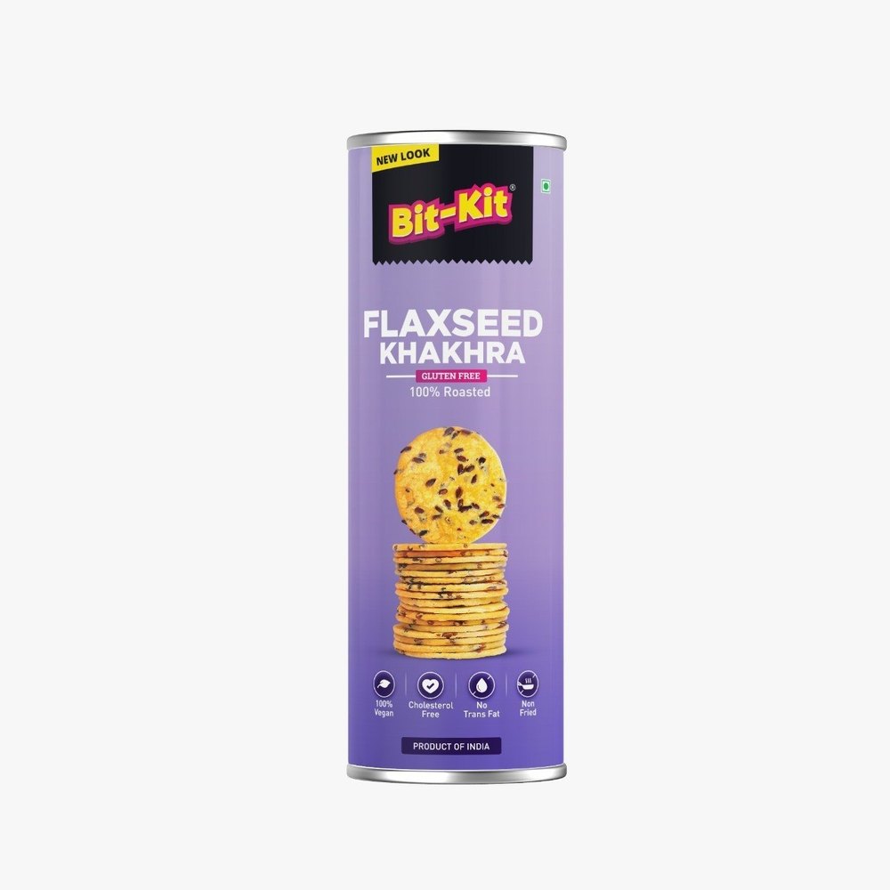 Pan India Bit Kit Flaxseed Coin Khakhra, 6 Months, Packaging Size: 150g