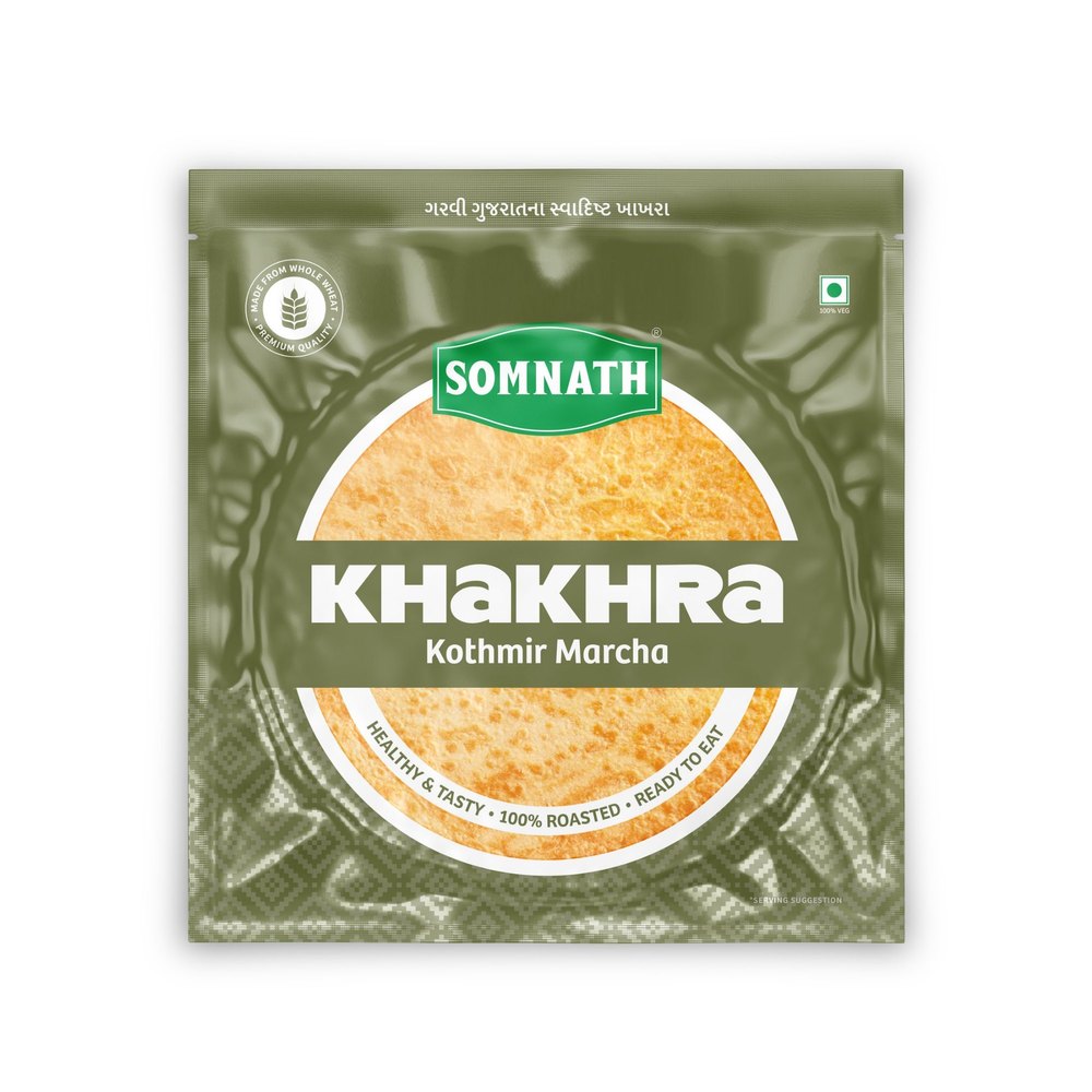 Somnath Kothmir Marcha Khakhra, Packaging Type: Packet