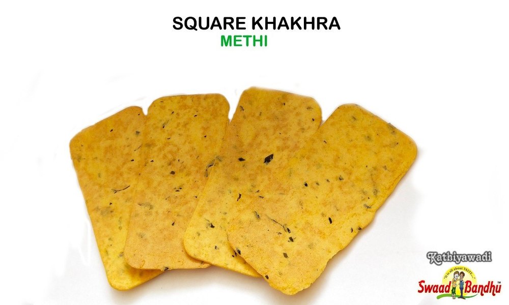 Kathiyawadi Swaadbandhu Gujarat Mini Methi Khakhra, 6 Months, Packaging Size: 40g
