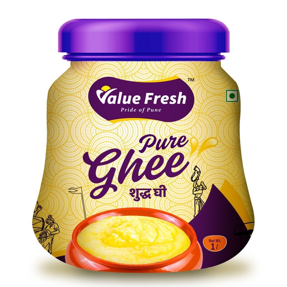 Value Fresh Pure Ghee 1Ltr, Jar