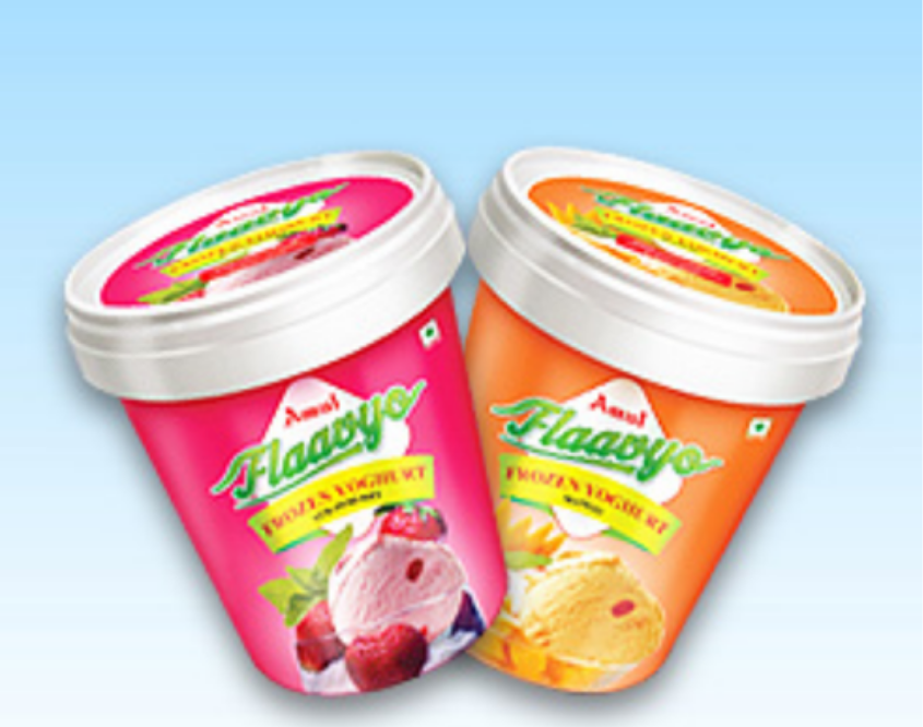 Amul Flaavyo Ice Cream, Packaging Type: Box