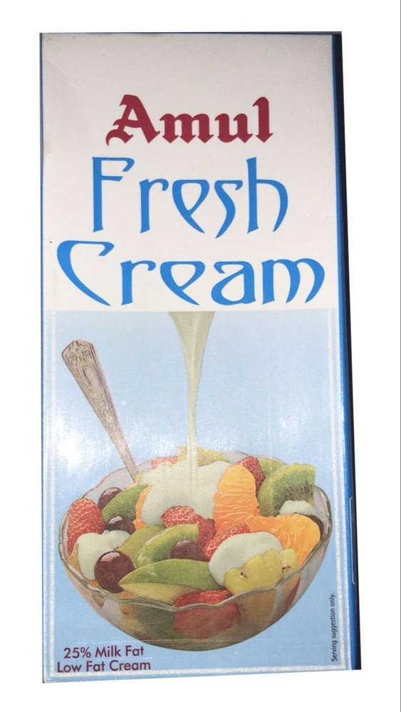 Dry Place Milk Amul Fresh Cream, For Cooking