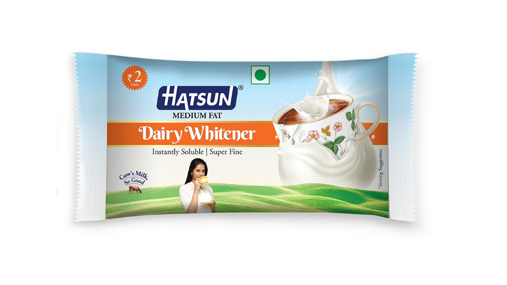 Hatsun Medium Fat Dairy Whitener, Packaging Type: Pouch