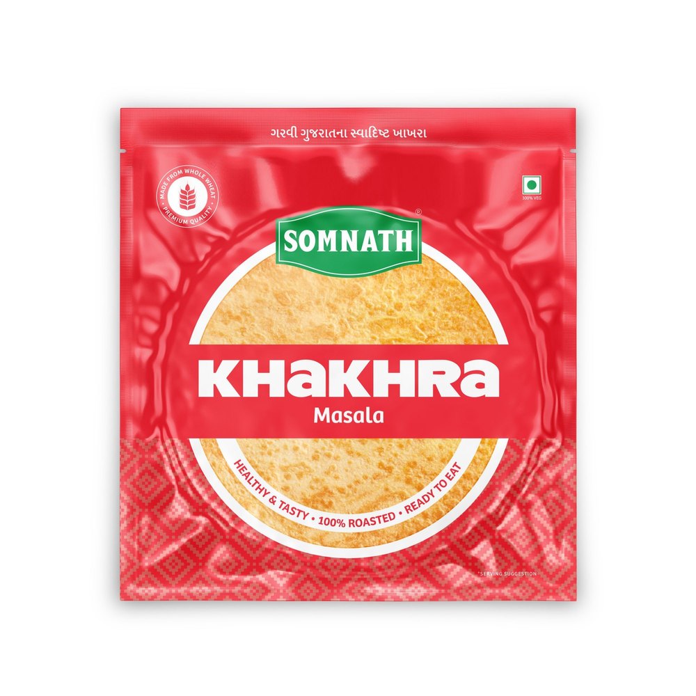 Somnath Masala Khakhra, Packaging Type: Vacuum Pack img