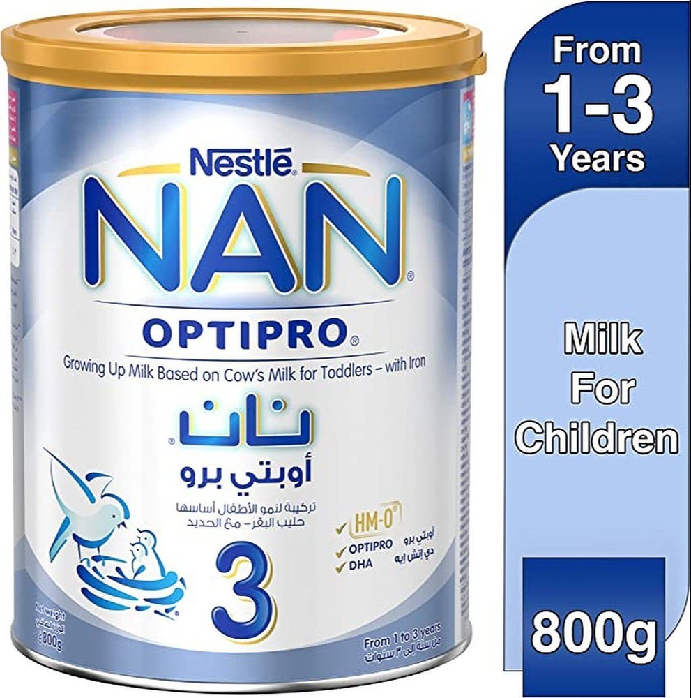 Nestle Nan Optipro Milk Powder, 800g, Container