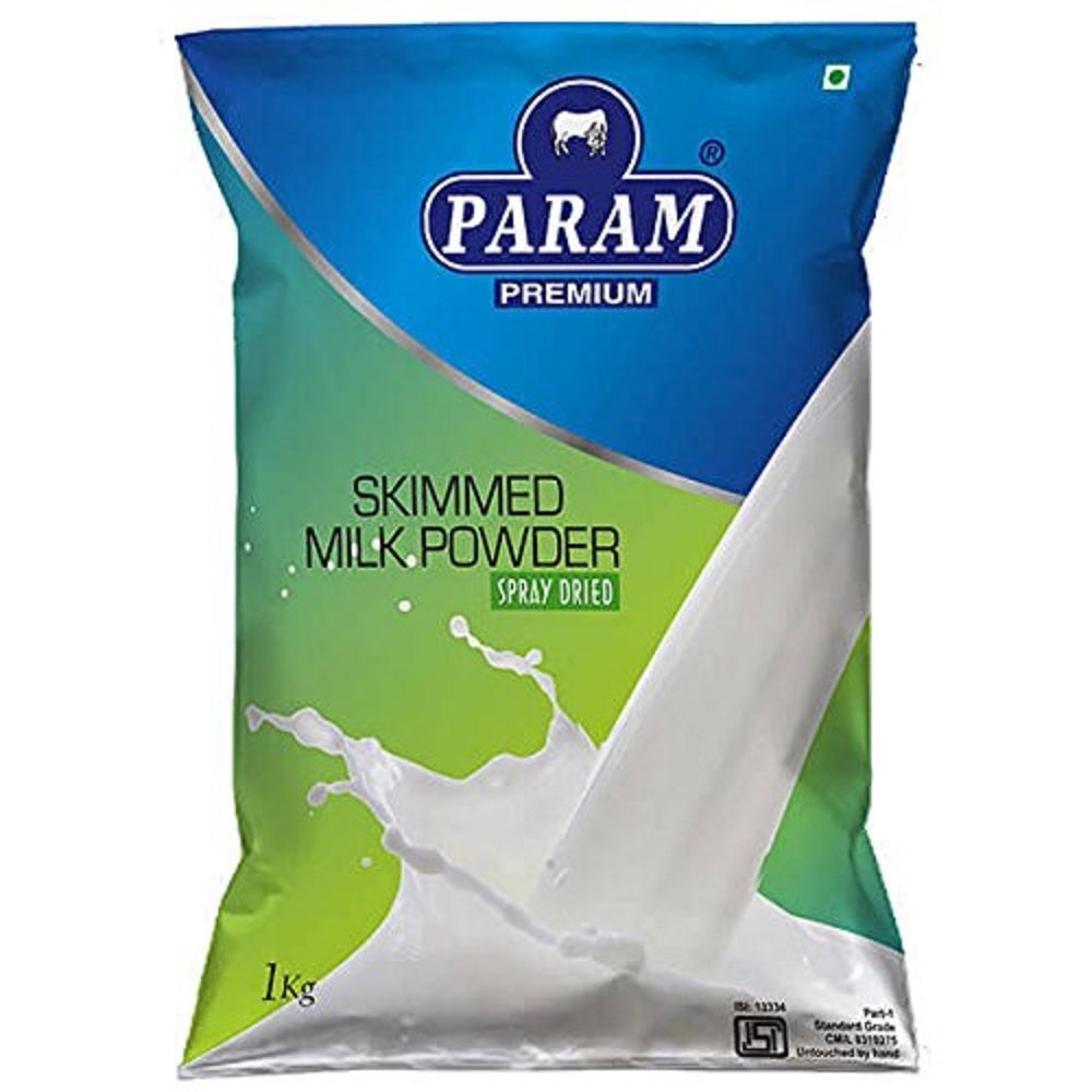 Spray Dried 1 Kg Param Premium Skimmed Milk Powder, 1.5, Packet img