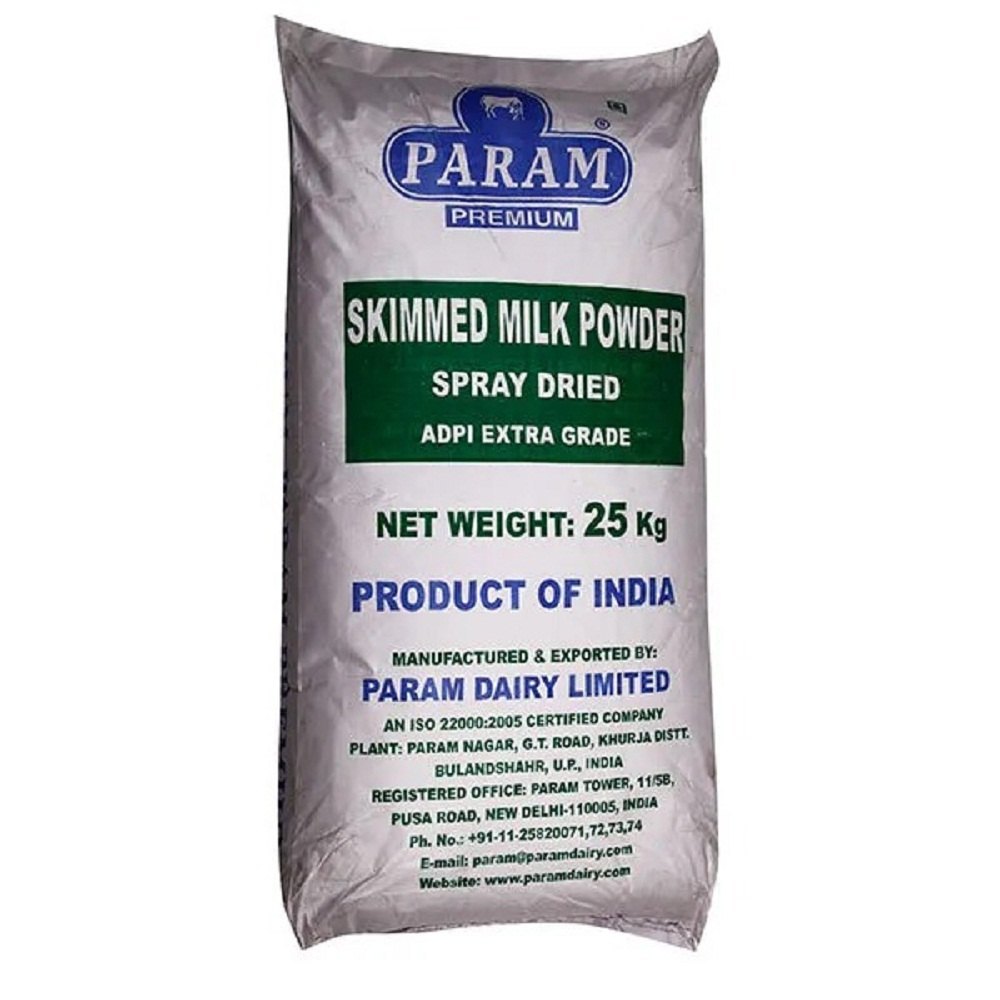 Spray Dried 25 Kg Param Premium Skimmed Milk Powder, 1.5 %, Bag