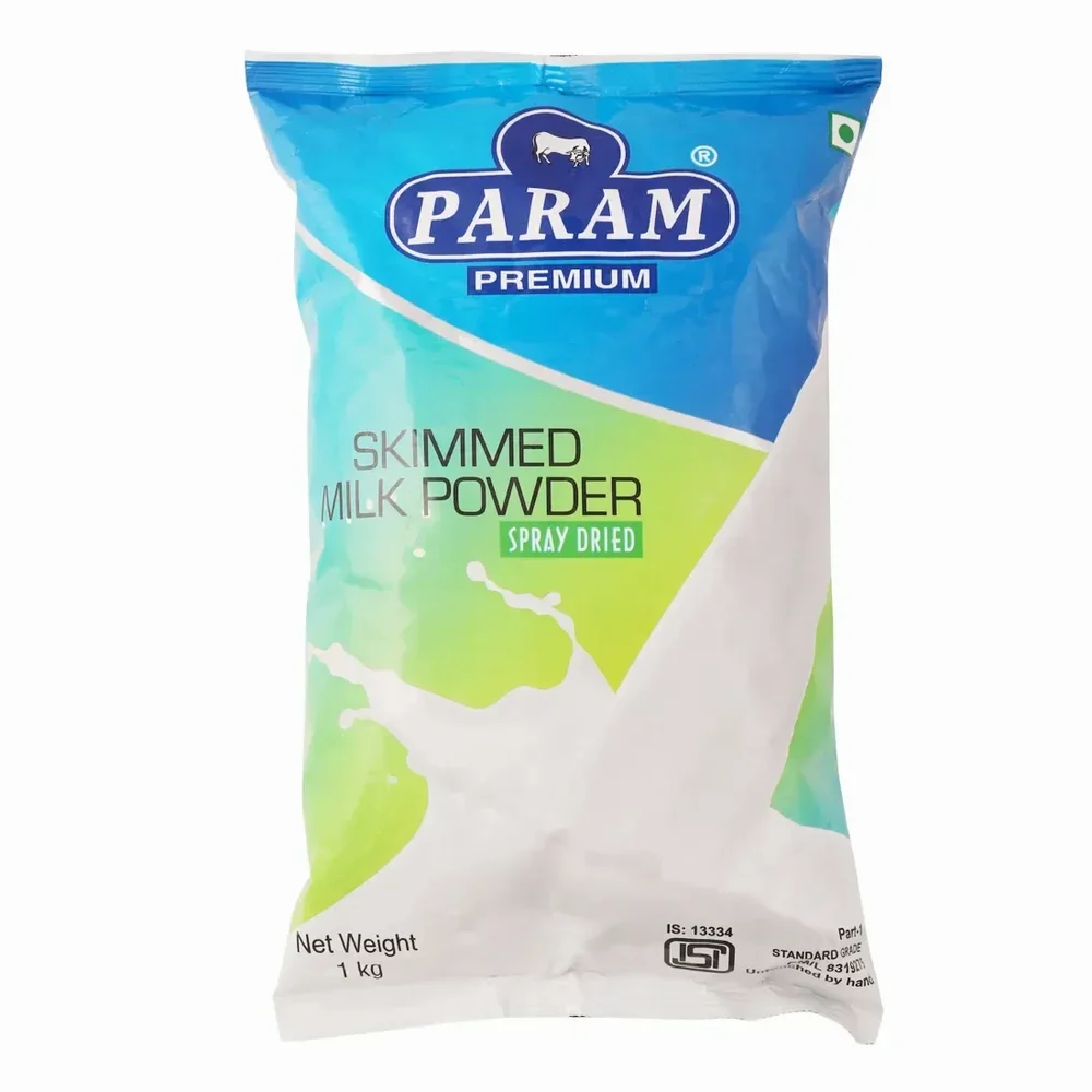 1 Kg Param Premium Skimmed Milk Powder, 0.5%, Packet