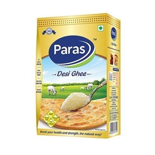 Paras Pure Ghee, Yellow, Packaging Types: Box