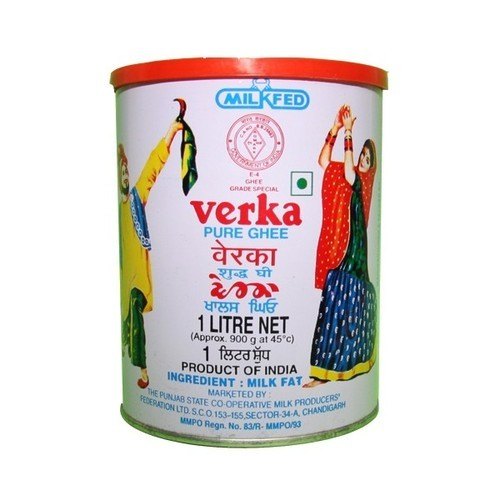 Verka Yellow Ghee, Shelf Life: 12 Month