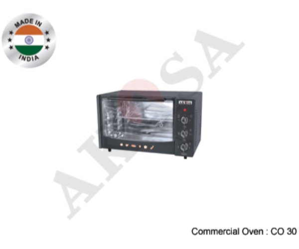 Semi-Automatic Akasa Indian Electric Small Commercial Oven 30 Ltr