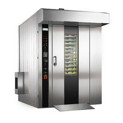 Single Phase Rotary Rack Oven, For Biscuit/Cookies