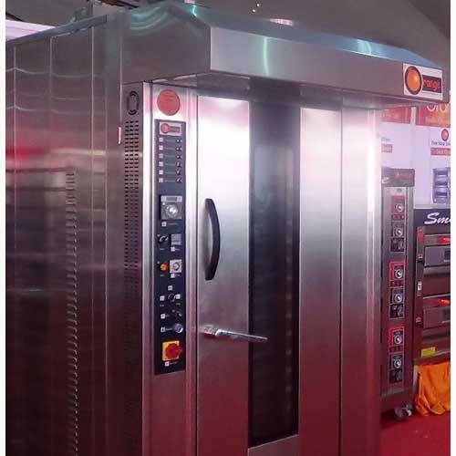 Large Bread/Bun Electric Rotary Oven, Capacity: 500-1000 Kg