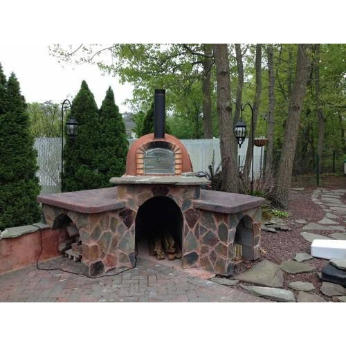 Outdoor Wood Fired Pizza Oven, Capacity: 0-100 Kg