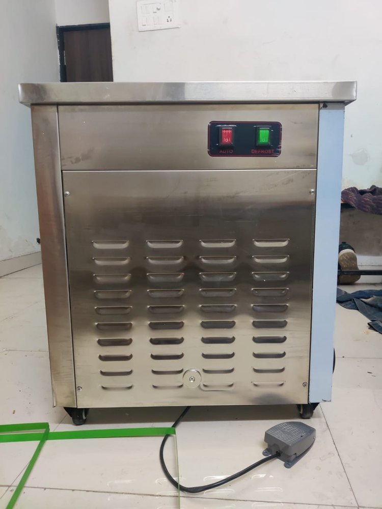 Frozen Yogurt Machines Tawa Roll Ice Cream Machine, 20 to 30 litres per hour