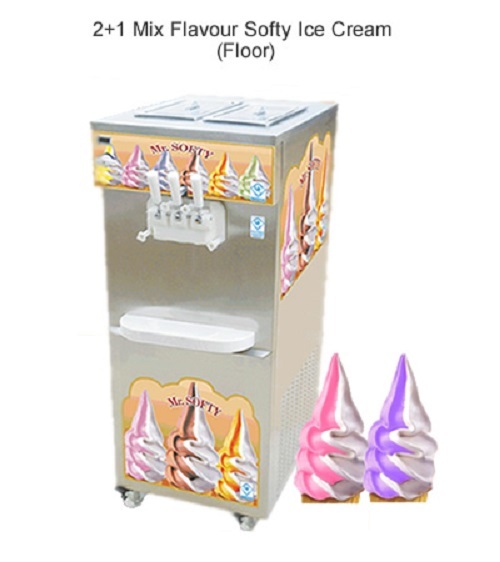 Mr. Softy Jumbo (Pump Series - Softy Ice Cream Machine), 51 + 51 Litres Per Hour