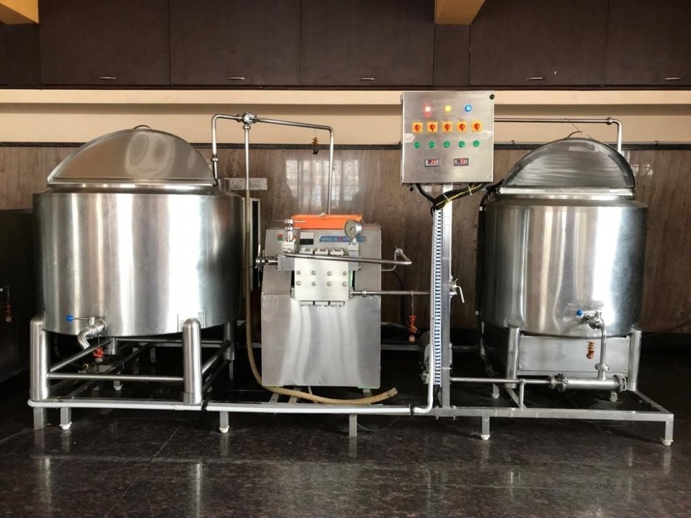 Stainless Steel 500L Ice Cream Plant