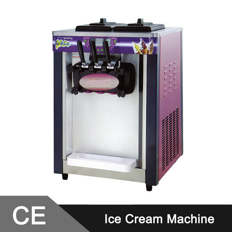 Stainless Steel 20 to 30 litres per hour 2 1 Table Top Softy Ice Cream Machine, 1800, Cylinder Capacity: 1.5ltr