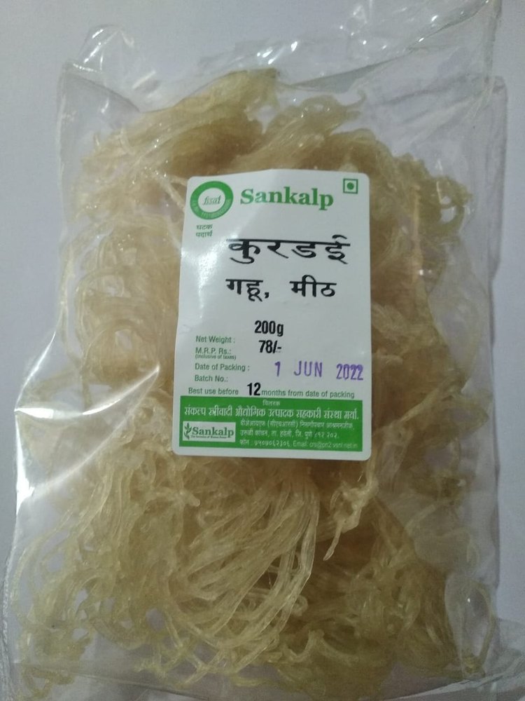 Sankalp Wheat Kurdai, 12 Months, Packaging Size: 200g img