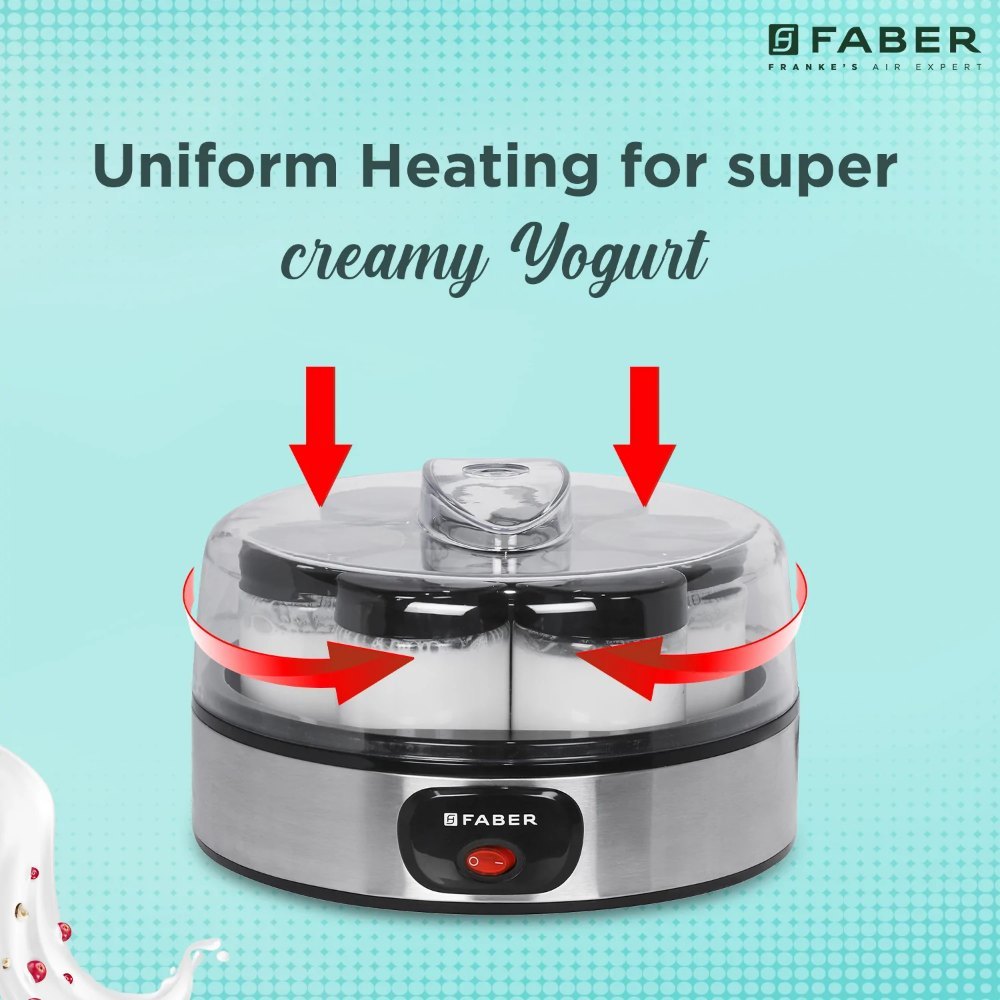 Faber FYT 7 BK SS Yogurt Maker