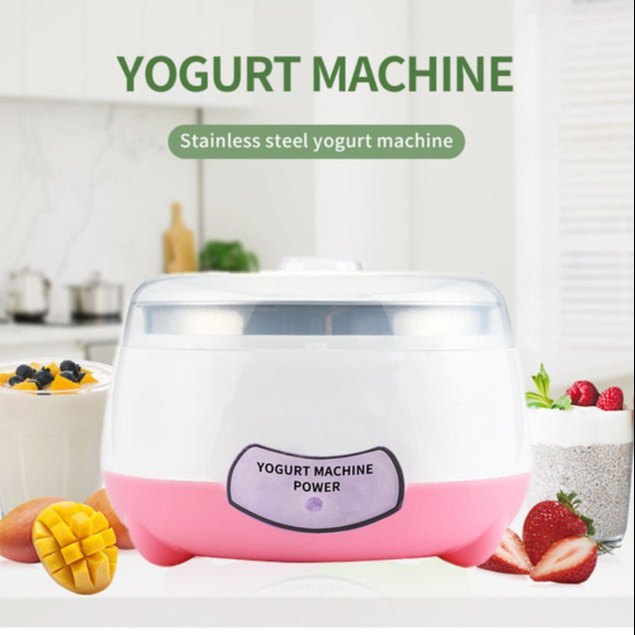 Yogurt Maker Machine, Stainless Steel Inner Container Electric Yogurt Maker (2533)