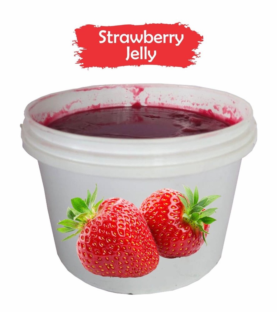 Red 500g Strawberry Jelly, Packaging Type: Plastic Jar