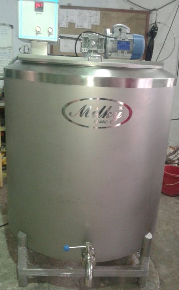 Steel 304 Food Grade Stainless Steel Milk Boiler, Capacity: 100 Lit