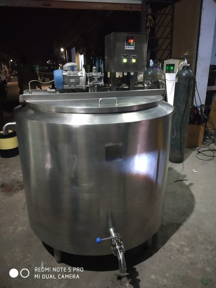 Batch Milk Pasteurizer, 220 V, Capacity: 1000 L