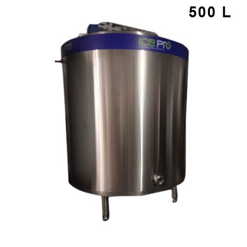 Ice Pro Stainless Steel 500L Milk Pasteurization Tank, Capacity: 500 Ltr